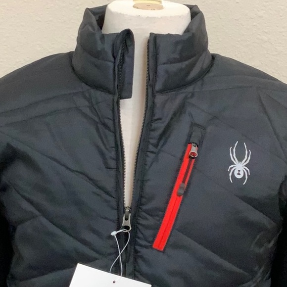 Spyder DOLOMITE SWEATER - Blk/red - Picture 4 of 15